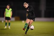 20 October 2021; Saoirse Noonan during a Republic of Ireland training session at Tallaght Stadium in Dublin. Photo by Stephen McCarthy/Sportsfile