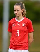 20 October 2021; Anna Caterina Regazzoni of Switzerland during the UEFA Women's U19 Championship Qualifier match between Switzerland and Northern Ireland at Jackman Park in Limerick. Photo by Eóin Noonan/Sportsfile