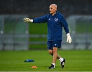 20 October 2021; Republic of Ireland goalkeeper coach Pat Behan during the UEFA Women's U19 Championship Qualifier match between Republic of Ireland and England at Markets Field in Limerick. Photo by Eóin Noonan/Sportsfile