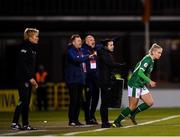 21 October 2021; Saoirse Noonan of Republic of Ireland comes on as a substitute during the FIFA Women's World Cup 2023 qualifier group A match between Republic of Ireland and Sweden at Tallaght Stadium in Dublin. Photo by Stephen McCarthy/Sportsfile