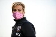 21 October 2021; Republic of Ireland manager Vera Pauw before the FIFA Women's World Cup 2023 qualifier group A match between Republic of Ireland and Sweden at Tallaght Stadium in Dublin. Photo by Stephen McCarthy/Sportsfile