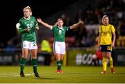 21 October 2021; Saoirse Noonan of Republic of Ireland during the FIFA Women's World Cup 2023 qualifier group A match between Republic of Ireland and Sweden at Tallaght Stadium in Dublin. Photo by Stephen McCarthy/Sportsfile