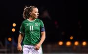 21 October 2021; Katie McCabe of Republic of Ireland during the FIFA Women's World Cup 2023 qualifier group A match between Republic of Ireland and Sweden at Tallaght Stadium in Dublin. Photo by Stephen McCarthy/Sportsfile