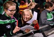 21 October 2021; Supporters following the FIFA Women's World Cup 2023 qualifier group A match between Republic of Ireland and Sweden at Tallaght Stadium in Dublin. Photo by Stephen McCarthy/Sportsfile