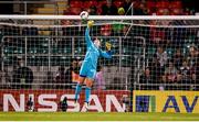 21 October 2021; Republic of Ireland goalkeeper Courtney Brosnan during the FIFA Women's World Cup 2023 qualifier group A match between Republic of Ireland and Sweden at Tallaght Stadium in Dublin. Photo by Stephen McCarthy/Sportsfile