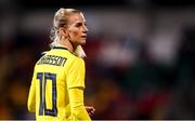 21 October 2021; Sofia Jakobsson of Sweden during the FIFA Women's World Cup 2023 qualifier group A match between Republic of Ireland and Sweden at Tallaght Stadium in Dublin. Photo by Stephen McCarthy/Sportsfile