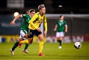 21 October 2021; Lina Hurtig of Sweden during the FIFA Women's World Cup 2023 qualifier group A match between Republic of Ireland and Sweden at Tallaght Stadium in Dublin. Photo by Stephen McCarthy/Sportsfile