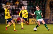 21 October 2021; Heather Payne of Republic of Ireland during the FIFA Women's World Cup 2023 qualifier group A match between Republic of Ireland and Sweden at Tallaght Stadium in Dublin. Photo by Stephen McCarthy/Sportsfile