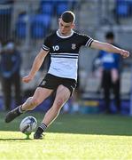 22 October 2021; Paddy Taylor of Newbridge College during the Bank of Ireland Leinster Schools Junior Cup Final match between Blackrock College and Newbridge College at Energia Park in Dublin. Photo by Piaras Ó Mídheach/Sportsfile