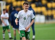 22 October 2021; Freddie Turley of Republic of Ireland after the Victory Shield match between Northern Ireland and Republic of Ireland at Blanchflower Park in Belfast. Photo by Ramsey Cardy/Sportsfile