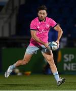 22 October 2021; Hugo Keenan of Leinster during the warm-up before the United Rugby Championship match between Glasgow Warriors and Leinster at Scotstoun Stadium in Glasgow, Scotland. Photo by Harry Murphy/Sportsfile