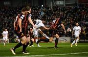22 October 2021; Anthony Wordsworth of Waterford has a shot on goal during the Extra.ie FAI Cup Semi-Final match between Bohemians and Waterford at Dalymount Park in Dublin. Photo by Stephen McCarthy/Sportsfile
