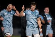 22 October 2021; Josh van der Flier of Leinster acknowledges the Leinster supporters after the United Rugby Championship match between Glasgow Warriors and Leinster at Scotstoun Stadium in Glasgow, Scotland. Photo by Harry Murphy/Sportsfile