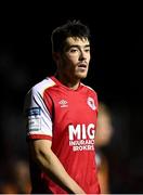 22 October 2021; Lee Desmond of St Patrick's Athletic during the Extra.ie FAI Cup semi-final match between St Patrick's Athletic and Dundalk at Richmond Park in Dublin. Photo by Seb Daly/Sportsfile