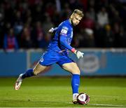 22 October 2021; St Patrick's Athletic goalkeeper Vitezslav Jaros during the Extra.ie FAI Cup semi-final match between St Patrick's Athletic and Dundalk at Richmond Park in Dublin. Photo by Seb Daly/Sportsfile