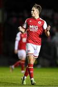 22 October 2021; Matty Smith of St Patrick's Athletic during the Extra.ie FAI Cup semi-final match between St Patrick's Athletic and Dundalk at Richmond Park in Dublin. Photo by Seb Daly/Sportsfile