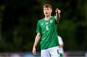 22 October 2021; Cormac Austin of Northern Ireland during the Victory Shield match between Northern Ireland and Republic of Ireland at Blanchflower Park in Belfast. Photo by Ramsey Cardy/Sportsfile