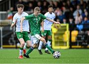 22 October 2021; Francis Turley of Northern Ireland during the Victory Shield match between Northern Ireland and Republic of Ireland at Blanchflower Park in Belfast. Photo by Ramsey Cardy/Sportsfile