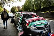 23 October 2021; Merchandise on sale outside the stadium prior to the United Rugby Championship match between Connacht and Ulster at Aviva Stadium in Dublin. Photo by David Fitzgerald/Sportsfile