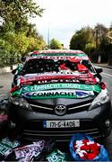 23 October 2021; Merchandise on sale outside the stadium prior to the United Rugby Championship match between Connacht and Ulster at Aviva Stadium in Dublin. Photo by David Fitzgerald/Sportsfile