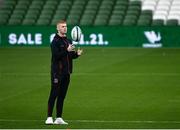23 October 2021; Nathan Doak of Ulster prior to the United Rugby Championship match between Connacht and Ulster at Aviva Stadium in Dublin. Photo by David Fitzgerald/Sportsfile