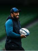 23 October 2021; Bundee Aki of Connacht before the United Rugby Championship match between Connacht and Ulster at Aviva Stadium in Dublin. Photo by David Fitzgerald/Sportsfile