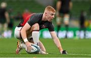 23 October 2021; Nathan Doak of Ulster before the United Rugby Championship match between Connacht and Ulster at Aviva Stadium in Dublin. Photo by Brendan Moran/Sportsfile