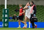 23 October 2021; Craig Gilroy of Ulster leaves the pitch with an injury during the United Rugby Championship match between Connacht and Ulster at Aviva Stadium in Dublin. Photo by Brendan Moran/Sportsfile