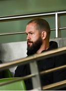 23 October 2021; Ireland head coach Andy Farrell looks on during the United Rugby Championship match between Connacht and Ulster at Aviva Stadium in Dublin. Photo by David Fitzgerald/Sportsfile