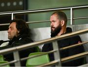 23 October 2021; Ireland head coach Andy Farrell looks on during the United Rugby Championship match between Connacht and Ulster at Aviva Stadium in Dublin. Photo by David Fitzgerald/Sportsfile