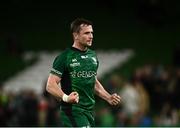 23 October 2021; Jack Carty of Connacht celebrates after the United Rugby Championship match between Connacht and Ulster at Aviva Stadium in Dublin. Photo by David Fitzgerald/Sportsfile