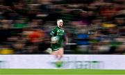 23 October 2021; Mack Hansen of Connacht on the way to scoring his side's fifth try during the United Rugby Championship match between Connacht and Ulster at Aviva Stadium in Dublin. Photo by Brendan Moran/Sportsfile