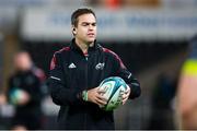 23 October 2021; Munster head coach Johann van Graan before the United Rugby Championship match between Ospreys and Munster at Liberty Stadium in Swansea, Wales. Photo by Gruffydd Thomas/Sportsfile