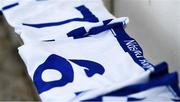23 October 2021; A detailed view of a Naas jersey before the Kildare County Senior Club Football Championship Semi-Final match between Naas and Maynooth at St Conleth's Park in Newbridge, Kildare. Photo by Harry Murphy/Sportsfile