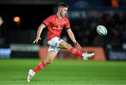 23 October 2021; Jack Crowley of Munster during the United Rugby Championship match between Ospreys and Munster at Liberty Stadium in Swansea, Wales. Photo by Ben Evans/Sportsfile