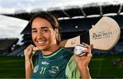 25 October 2021; John West Féile Ambassador and Kilkenny Camogie player Denise Gaule in attendance at the John West Féile 50th anniversary celebrations, which brought 32 U-15 club teams from all over the country to play in all four codes at Croke Park over the bank holiday weekend. Photo by Sam Barnes/Sportsfile