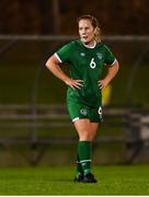 23 October 2021; Muireann Devaney of Republic of Ireland reacts after the UEFA Women's U19 Championship Qualifier match between Switzerland and Republic of Ireland at Markets Field in Limerick. Photo by Eóin Noonan/Sportsfile