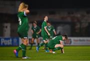 23 October 2021; Maria Reynolds of Republic of Ireland reacts after the UEFA Women's U19 Championship Qualifier match between Switzerland and Republic of Ireland at Markets Field in Limerick. Photo by Eóin Noonan/Sportsfile
