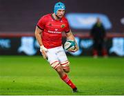 23 October 2021; Tadhg Beirne of Munster during the United Rugby Championship match between Ospreys and Munster at Liberty Stadium in Swansea, Wales. Photo by Gruffydd Thomas/Sportsfile