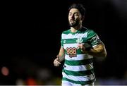 23 October 2021; Richie Towell of Shamrock Rovers during the SSE Airtricity League Premier Division match between Longford Town and Shamrock Rovers at Bishopsgate in Longford. Photo by Seb Daly/Sportsfile