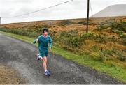 23 October 2021; Parkrun Ireland in partnership with Vhi, added a new parkrun at Achill Greenway on Saturday, 23rd of October, with the introduction of the Achill Greenway parkrun at Achill Greenway, Great Western Greenway in Achill, Mayo. Parkruns take place over a 5km course weekly, are free to enter and are open to all ages and abilities, providing a fun and safe environment to enjoy exercise. To register for a parkrun near you visit www.parkrun.ie. Pictured at the parkrun is former Mayo footballer and Fine Gael TD Alan Dillon. Photo by Brendan Moran/Sportsfile