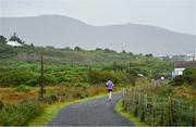 23 October 2021; Parkrun Ireland in partnership with Vhi, added a new parkrun at Achill Greenway on Saturday, 23rd of October, with the introduction of the Achill Greenway parkrun at Achill Greenway, Great Western Greenway in Achill, Mayo. Parkruns take place over a 5km course weekly, are free to enter and are open to all ages and abilities, providing a fun and safe environment to enjoy exercise. To register for a parkrun near you visit www.parkrun.ie. Pictured is a participant during the parkrun. Photo by Brendan Moran/Sportsfile