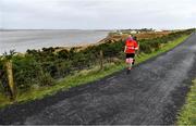 23 October 2021; Parkrun Ireland in partnership with Vhi, added a new parkrun at Achill Greenway on Saturday, 23rd of October, with the introduction of the Achill Greenway parkrun at Achill Greenway, Great Western Greenway in Achill, Mayo. Parkruns take place over a 5km course weekly, are free to enter and are open to all ages and abilities, providing a fun and safe environment to enjoy exercise. To register for a parkrun near you visit www.parkrun.ie. Pictured is a participant during the parkrun. Photo by Brendan Moran/Sportsfile