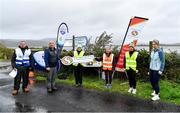 23 October 2021; Parkrun Ireland in partnership with Vhi, added a new parkrun at Achill Greenway on Saturday, 23rd of October, with the introduction of the Achill Greenway parkrun at Achill Greenway, Great Western Greenway in Achill, Mayo. Parkruns take place over a 5km course weekly, are free to enter and are open to all ages and abilities, providing a fun and safe environment to enjoy exercise. To register for a parkrun near you visit www.parkrun.ie. Pictured at the parkrun is race director Chris McCarthy, Charlie Lambert of Mayo Sports Partnership, Cathy Lynchehaun, Linda McGing, Catherine Kilbane and Anna Connor of Mayo County Council. Photo by Brendan Moran/Sportsfile