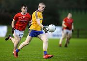 23 October 2021; Sean Holmes of Knockmore during the Mayo County Senior Club Football Championship Quarter-Final match between Ballintubber and Knockmore at Connacht GAA Centre in Bekan, Mayo. Photo by Matt Browne/Sportsfile