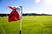 24 October 2021; A general view of a corner flag before the SSE Airtricity League Premier Division match between Drogheda United and Derry City at United Park in Drogheda, Louth. Photo by Ramsey Cardy/Sportsfile
