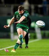 23 October 2021; Jack Carty of Connacht kicks a conversion during the United Rugby Championship match between Connacht and Ulster at Aviva Stadium in Dublin. Photo by Brendan Moran/Sportsfile