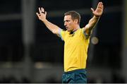 23 October 2021; Referee Andy Brace during the United Rugby Championship match between Connacht and Ulster at Aviva Stadium in Dublin. Photo by Brendan Moran/Sportsfile