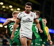 23 October 2021; Robert Baloucoune of Ulster reacts after Connacht scored their third try during the United Rugby Championship match between Connacht and Ulster at Aviva Stadium in Dublin. Photo by Brendan Moran/Sportsfile