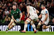 23 October 2021; Conor Oliver of Connacht in action against David McCann and Rob Herring of Ulster during the United Rugby Championship match between Connacht and Ulster at Aviva Stadium in Dublin. Photo by Brendan Moran/Sportsfile